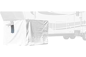 ADCO 3503 Storage Skirt for 5th Wheel RV Trailer, 296 Inch Length, Polar White