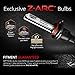 OPT7 Blitz 25w H11 H8 H9 H16 Fog Light HID Kit - 3X Brighter - 4X Longer Life - All Bulb Colors and Sizes - 2 Yr Warranty [6000K Lightning Blue Xenon]