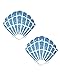 iHeartRaves Blue Glitter Mermaid Sea Shell Rave Pasties