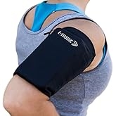 E Tronic Edge Phone Holder for Running, Cell Phone Arm Bands with Reflective Logo, Phone Strap Armband Fits iPhone and Androi