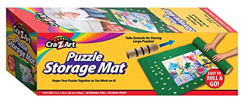 Puzzle Storage Mat Roll & GO! Up to 2000 pc Tube Extends for Storing Large Puzzles! Keeps Your Puzzle Together While You Work on it!
