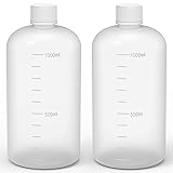 stonylab Narrow Mouth Reagent Bottle, HDPE Screw
