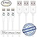 (3 Pack) [Apple MFi Certified] iPhone cable, 3 Ft Cord Lightning Cable Charging Connector by OnyxVolt-IPhone 7 Cable-Fast Syncing Speeds to iPhone 6/7 (Compatible with iOS 10)