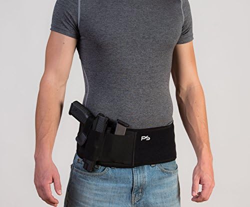 Belly Band Holster for Concealed Carry | Secure fit for Men and Women | Fits Subcompact, Compact and Full size including Glock, Sig Saucer, Ruger, Kahr, Beretta, Ruger, 9mm, 38 Special, 380, 22