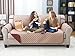 ELAINE KAREN Premium Reversible Sofa Couch Slipcover Furniture Protector, Quilted, Anti-Slip 2 Inch Strap, Machine Washable, Slip Cover Throw for Pets, Dogs, Cats, Kids,- Burgundy
