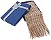 ANDORRA Men's Winter Cashmere Scarf w/ Gift Blue Box, 64.5