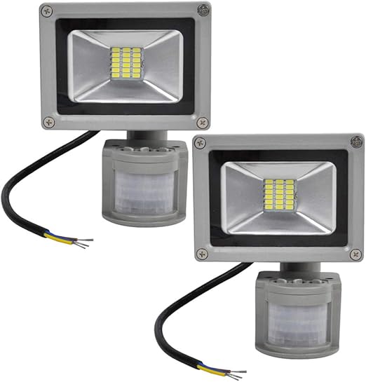 2X 20W SMD Foco LED con Sensor Movimiento,Proyector LED Exterior ...