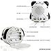 Mini Cute Animal Battery Powered Portable Speaker with LED Night Light (Panda Pal Jr) Speaker for Kids by GOgroove - Passive Subwoofer, Built-in 3.5mm AUX Cable - Plug Into Tablets, Phones, & more