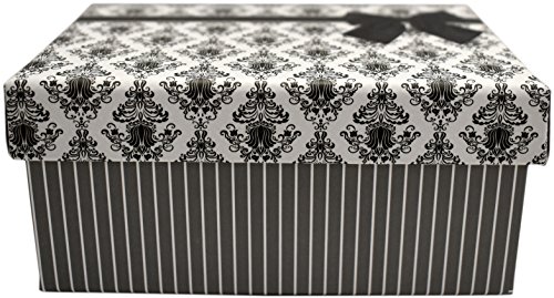 ALEF Elegant Decorative Themed Nesting Gift Boxes -3 Boxes- Nesting Boxes Beautifully Themed and Decorated - Perfect for Gifts or Simple Decoration Around The House! (Small Damask) - Thumbnail 4