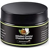 Organic Charcoal Teeth Whitening Powder - Made in the USA with Coconut Activated Charcoal, All Natural Teeth Whitening Charcoal Solution.