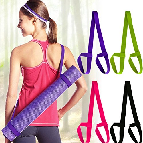 Nacome Yoga Straps,Yoga Mat Strap Slings - Carrying Sling - Durable Cotton (H)