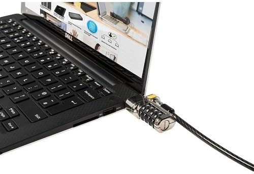 Clicksafe Combination Lock for All Dell Security Slots, Black Stainless Steel - Image 4