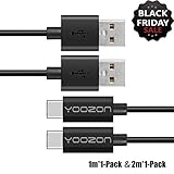 Type C Cable, Yoozon 2Pack [3.3ft & 6.6ft] 56k ohm pull-up resistor USB Type C to Type A (USB-C to USB-A) Cable for LG G5, Nexus 6P,Nexus 5X and Other Type-C Supported Devices