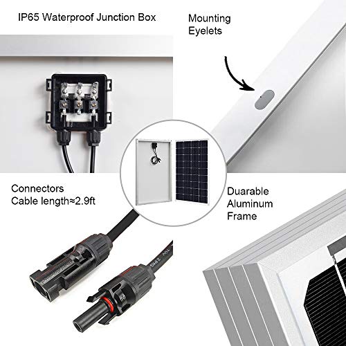 image for ECO-WORTHY 240 Watt Complete Solar Panel Kit with Battery and Inverter