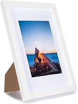 Scholar Tree White Wooden A4 Picture Frame Set of 4 with Mount view 4