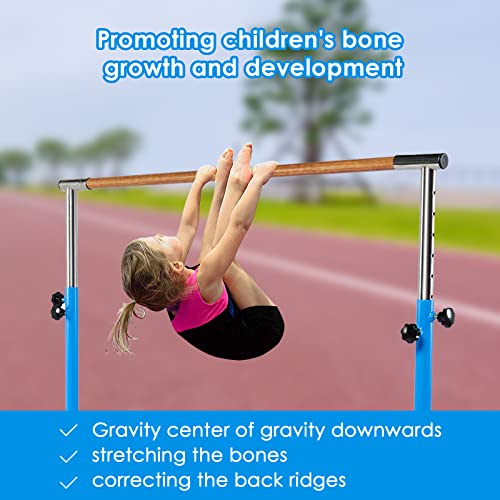 Dai&F Gymnastics Training Bar, Adjustable Height Kip Bars Gymnastics