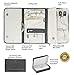 First Avenue Jewelry Storage Cases for Women Portable Travel Jewelry Organizer Roll Foldable Jewelry Storage for Necklaces, Rings, Earrings + Accessories - Travel Gifts Women