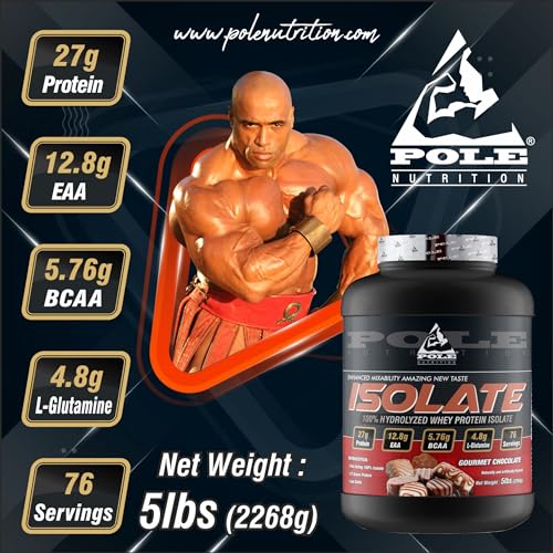 Pole Nutrition Isolate Protein 5Lbs (5 Lbs, Frooty Loops)
