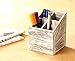 Wooden Pencil Holder with 4 Compartments (5.25 x 4 in.)