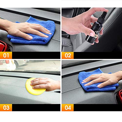 blue--net Leather and Vinyl Repair Kit, Leather Repair kit Scratch Restoration for Couch, Car Seat, Sofa, Jacket, Shoe, Leather Seat Polish, Panel Dashboard Cleaner - 50ml