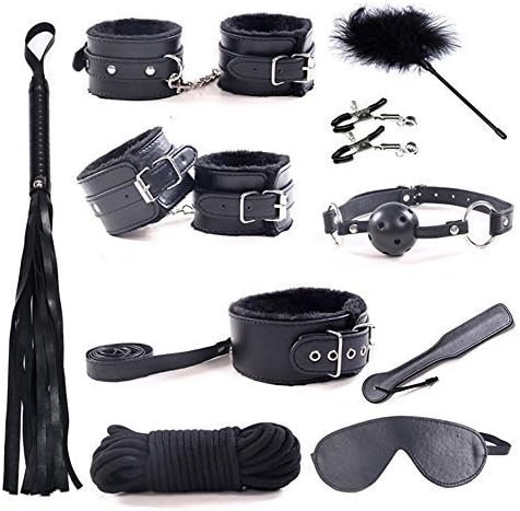 Under Bed Restraint System Kit, Medical Grade Velcro Adjustable Soft Wrist and Ankle Cuffs. Bonus Eye Mask Included!