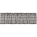VHC Brands Annie Buffalo Check Cotton Farmhouse Kitchen Curtains Rod Pocket 16x72 Valance, Black