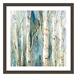 Casa Fine Arts River Birch I Blue Scenic Forest