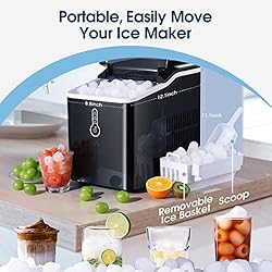 Countertop Ice Maker Machine, Up to 26 lbs of Ice