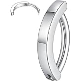 LOVEBODYJEWELRY G23 Titanium Clicker Belly Button Ring Navel Rings Body Belly Piercing Jewelry 14G 14mm 12mm 10mm 8mm