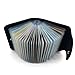 Credit Card Holder Wallet Cow Leather for Men Women - 26 Card Slots (Black)