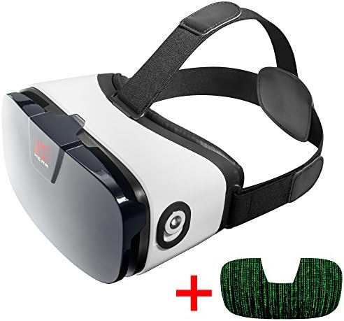VR Headset - Virtual Reality Goggles by VR WEAR 3D VR Glasses for iPhone 6/7/8/Plus/X & Samsung S6/S7/S8/Note and other Android Smartphones with 4.5-6.3" Screens - Matrix
