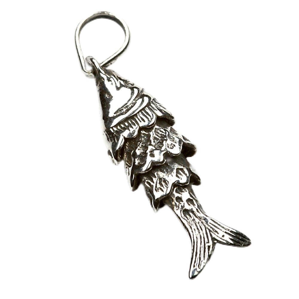 Drachensilber Pendant Fish Jewellery Silver Necklace Pendant Baking Fish Silver Jewellery Silver Pendant Girl Gothic, Silver, No Stone