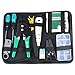 Zoostliss 11 in 1 Professional Network Computer Maintenance Repair Tools for for RJ45/11/12 Cat5/5e with Connector Accessories