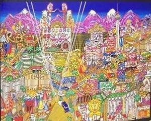 Charles Fazzino Welcome to Fabulous Las Vegas - 2000 Piece Glitter Puzzle by Charles Fazzino