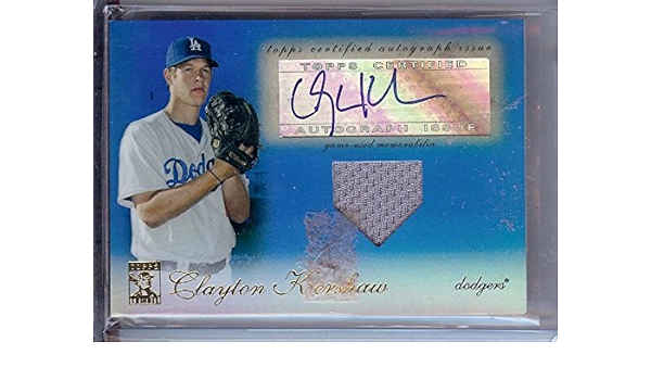 kershaw autographed jersey