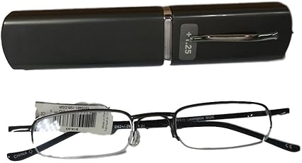 foster grant metal compact reading glasses