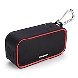 Bluetooth Speakers, Arespark Wireless Outdoor Portable Shower Speaker with 10-Hour Playtime, IPX5 Waterproof, Built-in Mic, Dual Subwoofer, USB & AUX-In Slots, Bluetooth 4.0 Speaker, SD/TF Card Play