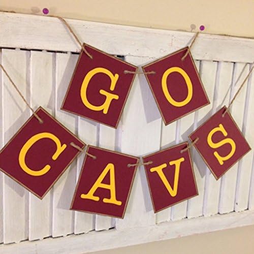 Cleveland Cavs Banner LeBron Banner Garland Swag Bunting Sign Cleveland Rocks Basketball Fan NBA