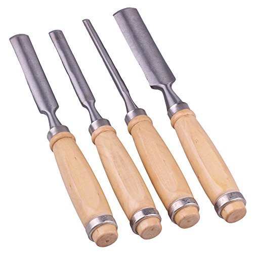 4Pcs Carpenter Carving Firmer Gouge Wood Chisel Woodworking Tool Carpentry Tools - Thumbnail 3