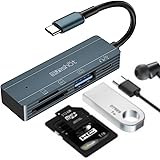 4in1 USB C Hub Multiport Adapter, Memory Card Reader, USB C Adapter with SD/TF Card Reader/USB OTG/TypeC Audio and Data Trans