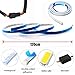 Car Tail Light, JAYEJA 5 Function 47.2in Car Trunk Brake Lamp Turn Signal Light 5050 Led Running Light Car Red Warning Light (New Version)