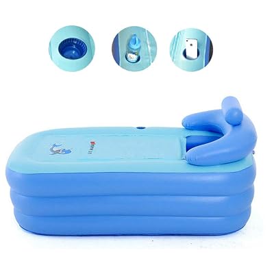 PVC Portable Tub Soft Inflatable Bath tub,Portable Adult Soaking Tub Shower, Child Air Swimming Pool,SPA Environmental Bathtub Bathroom