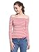 Maggie Tang Trendy Solid Fitted Off Shoulder Long Sleeve Blouse Top