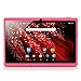 [GMS Certified by Google] iRULU 7'' Tablet - Android 4.4, Quad Core, HD 1024x600, Dual Camera, Wi-Fi, 8GB, 3D Game Supported,7inch tablet -- Pink