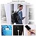Laptop Backpack for Men,Small College Backpack with Laptop Pocket USB Charging Port,Water Resistant Bookbag Pack Fits Up to 15.6 Inch Laptop Black