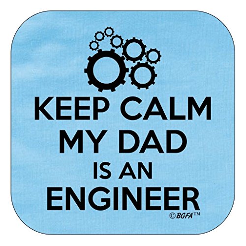 Baby Shower Gift Keep Calm My Dad is an Engineer Toddler T-Shirt 3T Light Blue
