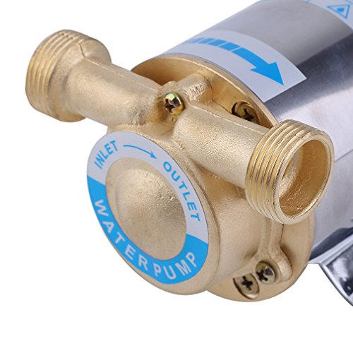 Water Pump Booster 90W 0.9A Bar Electronic Automatic Home Shower Washing Machine 32FT Head Water Pressure Booster Pump (90W) - Thumbnail 4