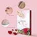 Liberex Exfoliating Foot Peeling Mask - 2 Pairs Rose Scented Peel Booties for Callus Dead Skin, Get Soft Touch Smooth Feet in 1 Week, Repair Rough Heels for Men Women