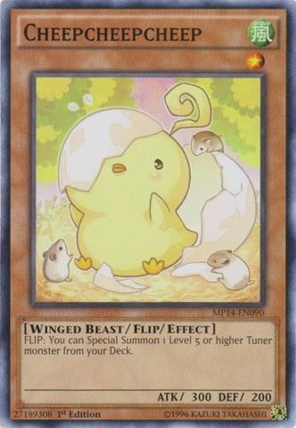 Yu-Gi-Oh! - Cheepcheepcheep (MP14-EN090) - Mega Pack 2014 - 1st Edition - Common