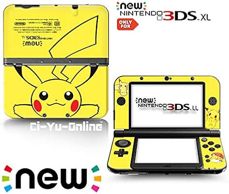 Ci Yu Online Vinyl Skin New 3ds Xl Yellow Pikachu Limited Edition Sticker Decal Cover For New Nintendo 3ds Xl Ll Console System Amazon Ae